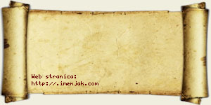 Tijana Velimirov vizit kartica